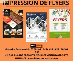 Flyers Format A5 A BAS Prix AU Senegal