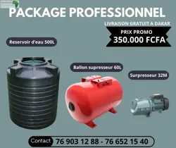 Package Professionnel Surpresseur-réservoir