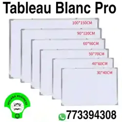 Tableau Blanc Effaçable - Dimensions au Choix à Dakar