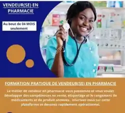 Nouvelle Formation Pratique EN Vente EN Pharmacie à Dakar