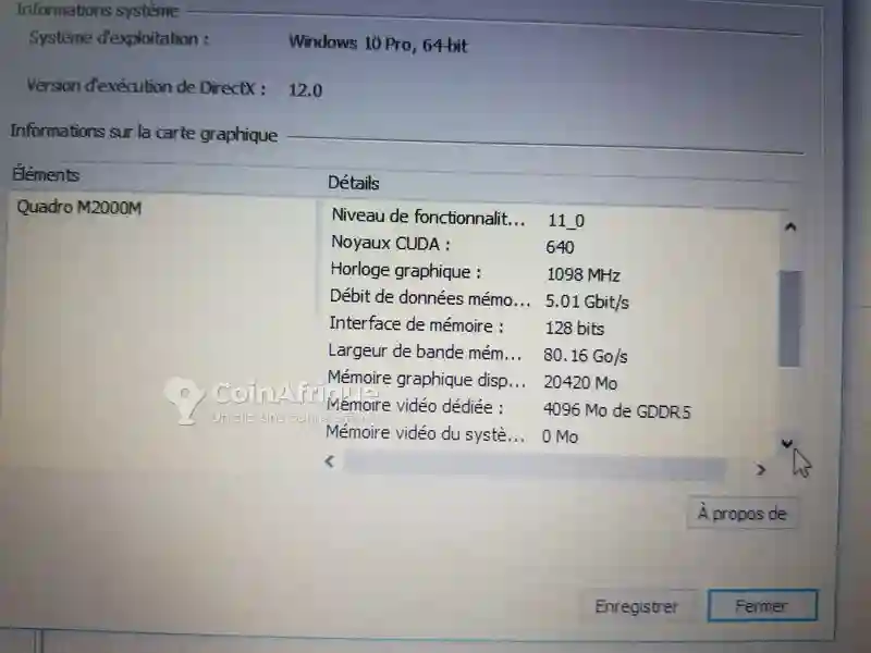 HP Zbook G3 i7 32go ssd 1 Tera Nvidia 4go - Vue 3