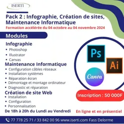 Formation Infographie Création de Site Maintenance Informatique