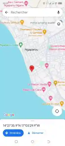 Terrain 600 Mètres Carrés à Ngaparou - Vue 2