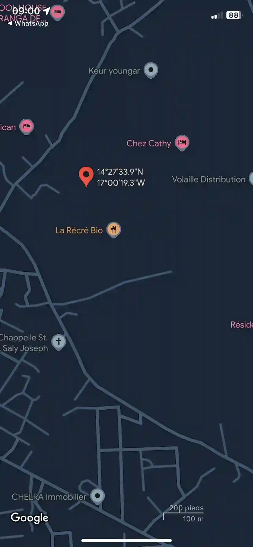 Terrain de 600 Mètres Carrés à Vendre à Saly Sénégal - Vue 1