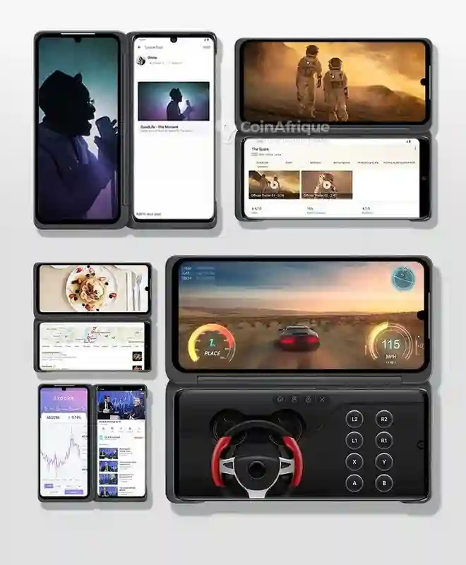 LG Velvet 5G Double Ecran Nouveau e 128gb et 6gb - Vue 3