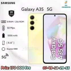 Samsung Galaxy A35 - 128gb et 256gb