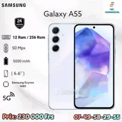 Samsung Galaxy A55 - 128gb et 256gb