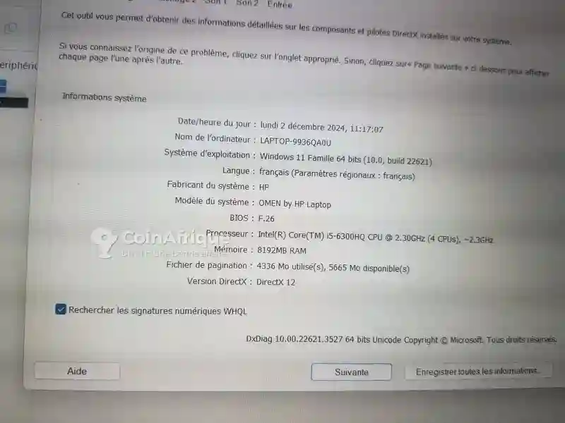 Pc Gamer hp Omen i5 ssd 1 Tera Nvidia 2go - Vue 3