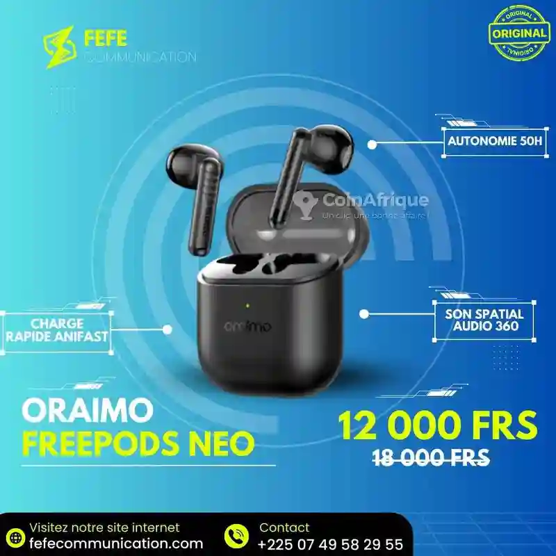 Oraimo Ecouteurs Bluetooth - Scellé - Vue 2