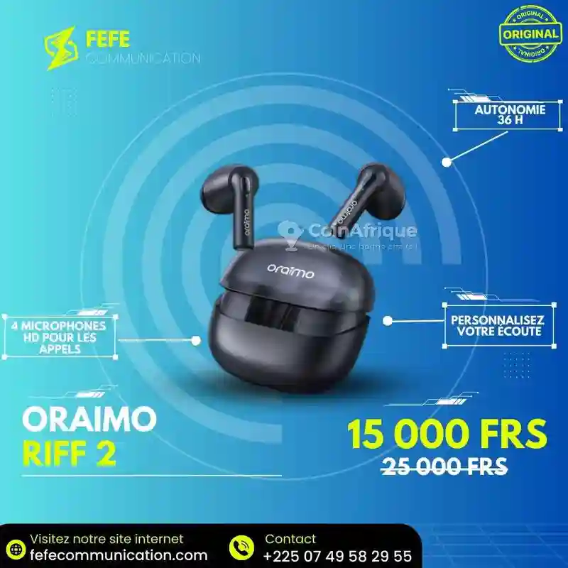 Oraimo Ecouteurs Bluetooth - Scellé - Vue 4