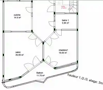 Sipres5 Mbao Plage 2 Pièces 89m² Jolie Appar à Pikine - Vue 3