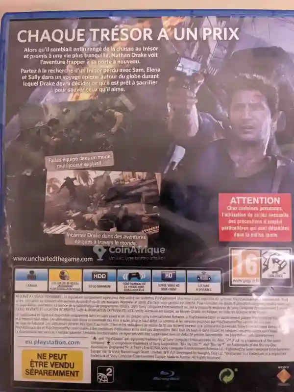 Uncharted 4 Jeux ps4 - Vue 2