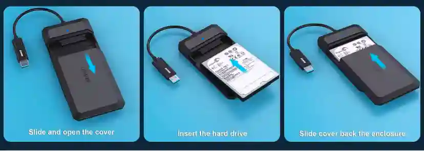 Boîtier Disque dur Pour Sata - Vue 1