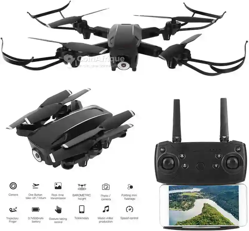 Drone Professionnel Wifi 24 ghz Avec Caméra hd en Mode un Bouton - Vue 1