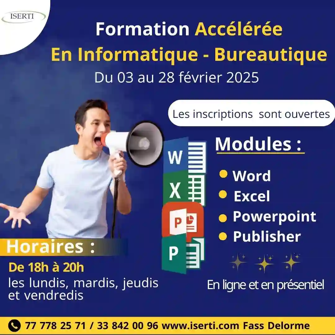 Formation en Informatique Bureautique0