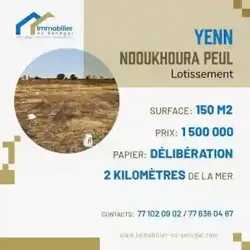 Lotissement à Yenn Ndoukhoura Peul à Mbour