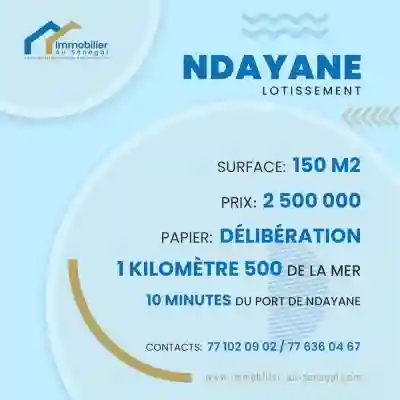 Lotissement à Ndayane Sénégal à Thies - Vue 2