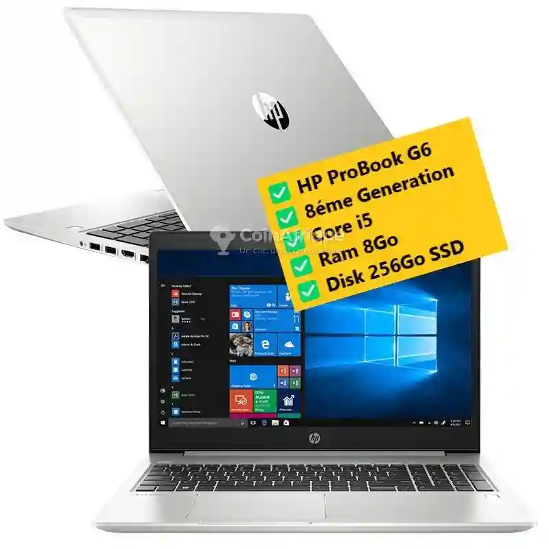 ✅ hp Probook- i5 8éme Gen- 256go ssd - Vue 1