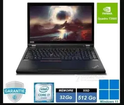 Lenovo P70 + Nvidia 8go Dédié - 32go Ram- 17''