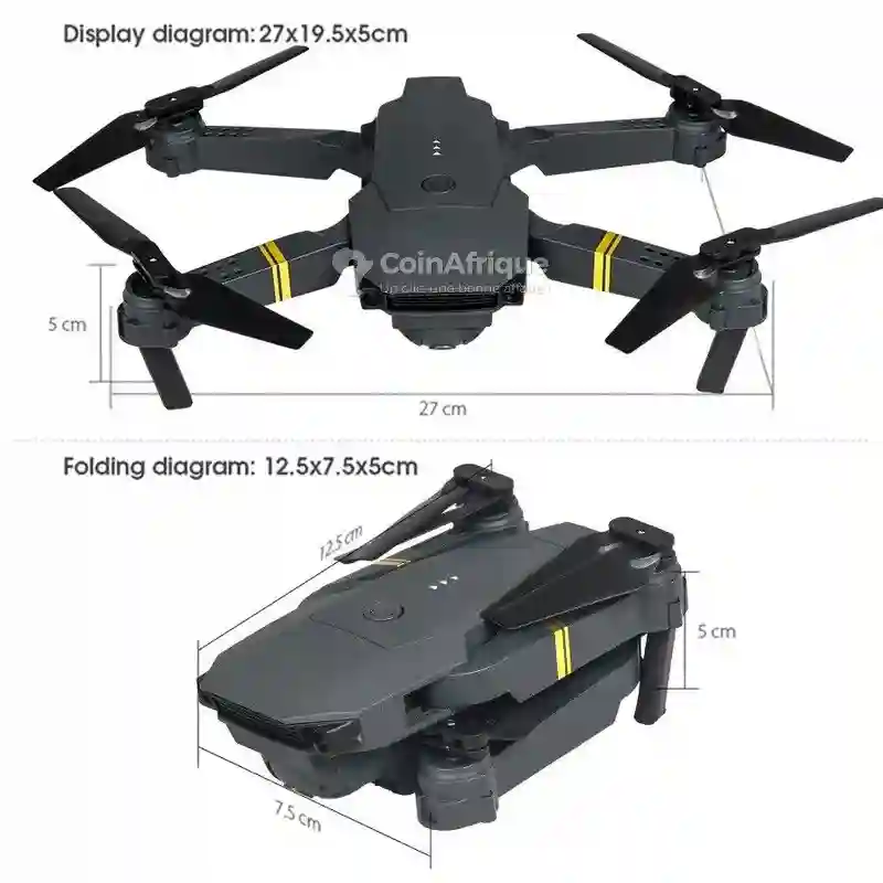 Drone Mini Dual Cameras - Vue 3