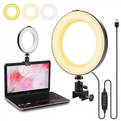Led Ring Light Vidéo Anneau Réglable Rotation à 360° - Vue 3