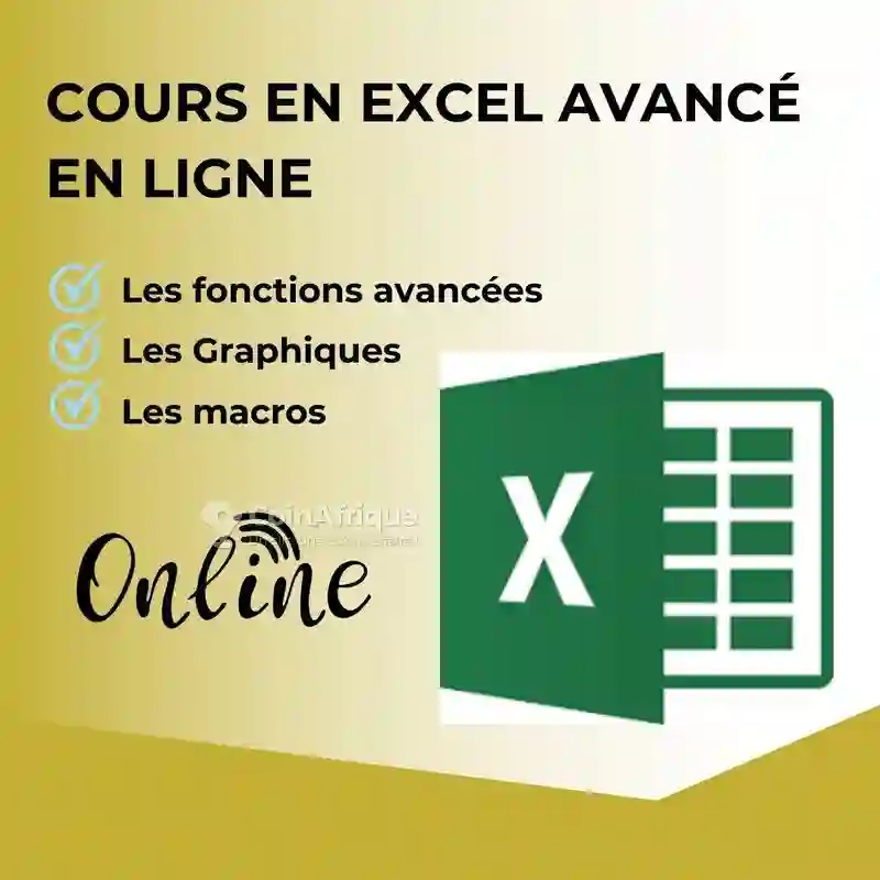 Cours en Excel Avancé en Ligne0