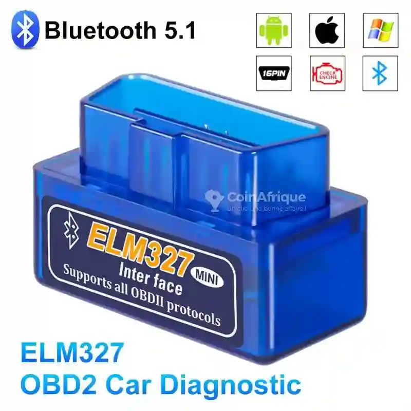 Mini Scanner Bluetooth elm 327 Auto Diagnostic obd - Vue 3