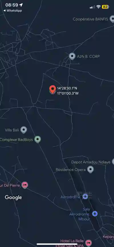 Terrain 300 Mètres Carrés à Vendre à Ndiorokh à Thies - Vue 2
