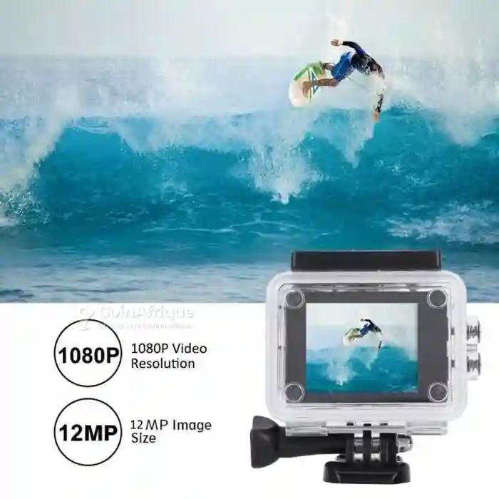 Caméra Embarquée de Sport 1080p hd - Waterproof 30m - Vue 3