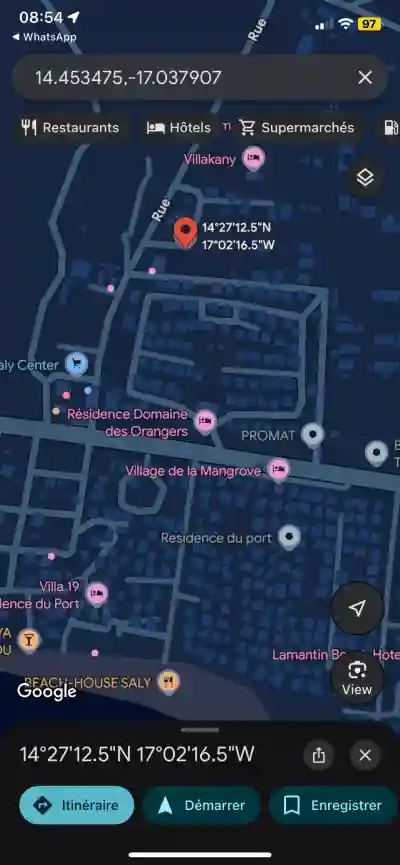 Terrain 1500 Mètres Carrés à Vendre à Saly Sé à Mbour - Vue 1