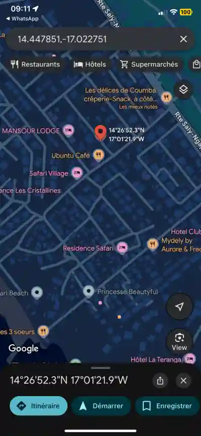 Terrain 850 Mètres Carrés à Vendre à Saly Sén à Mbour - Vue 1