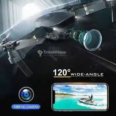 Drone Wifi fpv + 3 Batteries Avec Caméra Intégrée - Eachine e58 - Vue 1