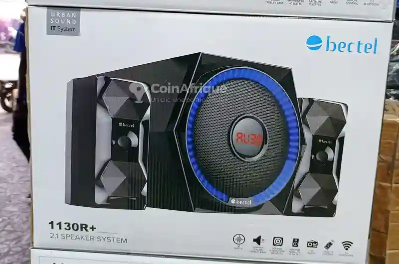 Speaker Haut Parleur Bectel 1130r+ Multimédia Fm-usb-carte SD - Vue 1