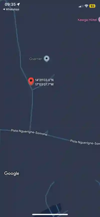 Terrain 10000 Mètres Carrés à Vendre à Ngaparo à Mbour - Vue 1