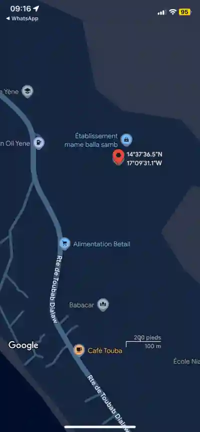 Terrain 300 Mètres Carrés à Vendre à Yenne Sé à Thies - Vue 3