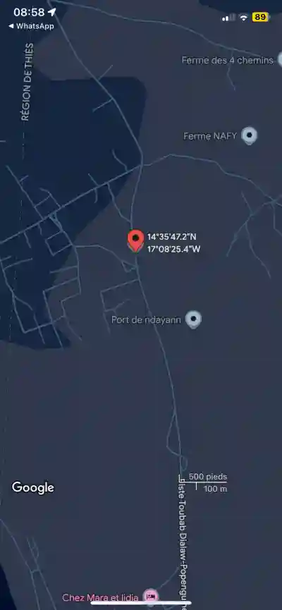Terrains 200 Mètres Carrés à Vendre à Ndayane à Mbour - Vue 1