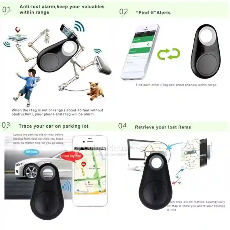 Localisateur D'objet - Porte clé Connecté Bluetooth - Vue 5