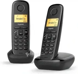 Téléphone Fixe Sans fil duo - Gigaset A170 Noir