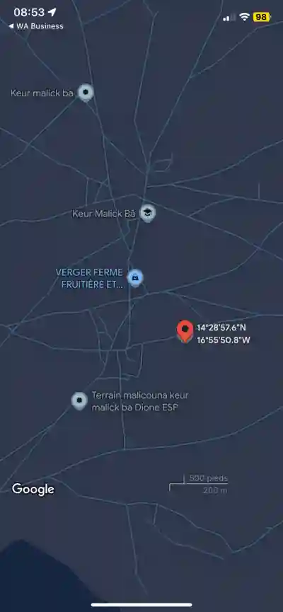 Terrains 225 Mètres Carrés à Vendre à Malicoun à Mbour - Vue 2