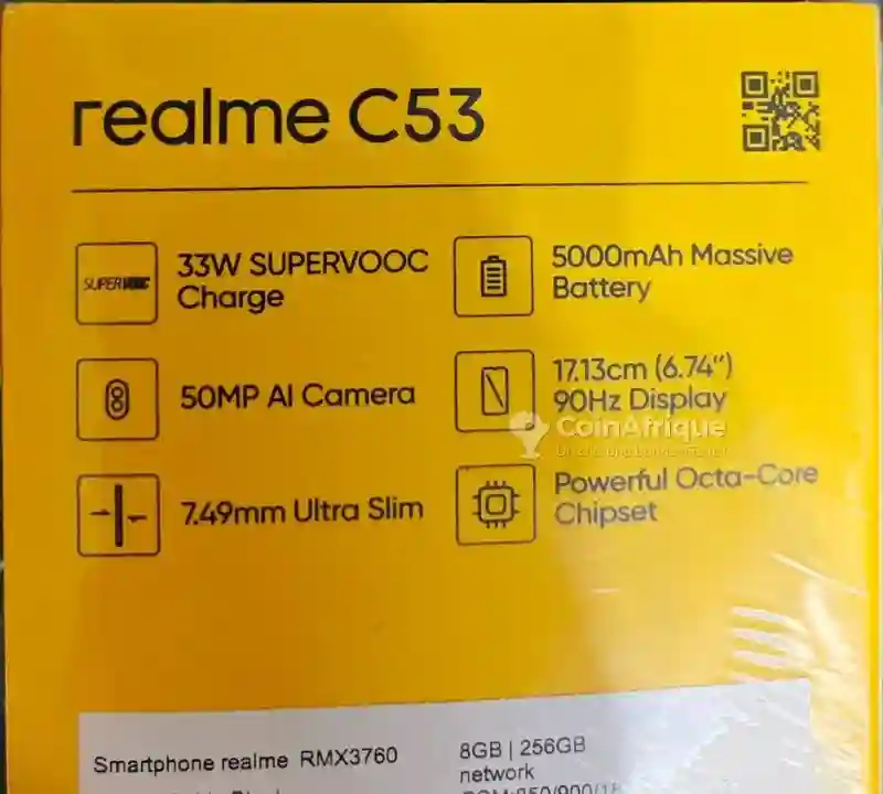 Realme C53 nfc - Vue 2