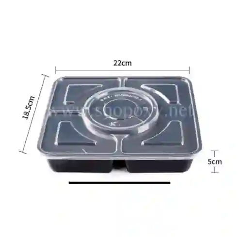 Boîte de Repas en Plastique Réutilisable