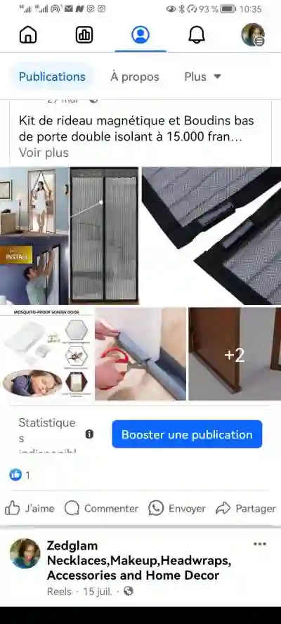 Kit Rideau Magnétique et Boudin bas de Porte à Dakar