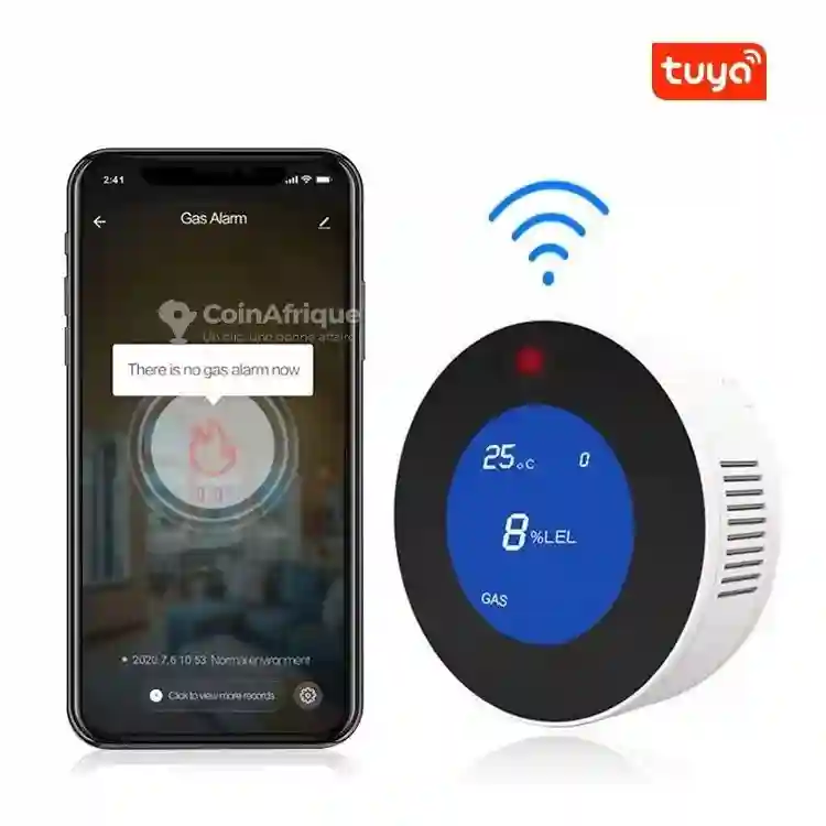 Détecteur de gaz Wifi - Vue 3
