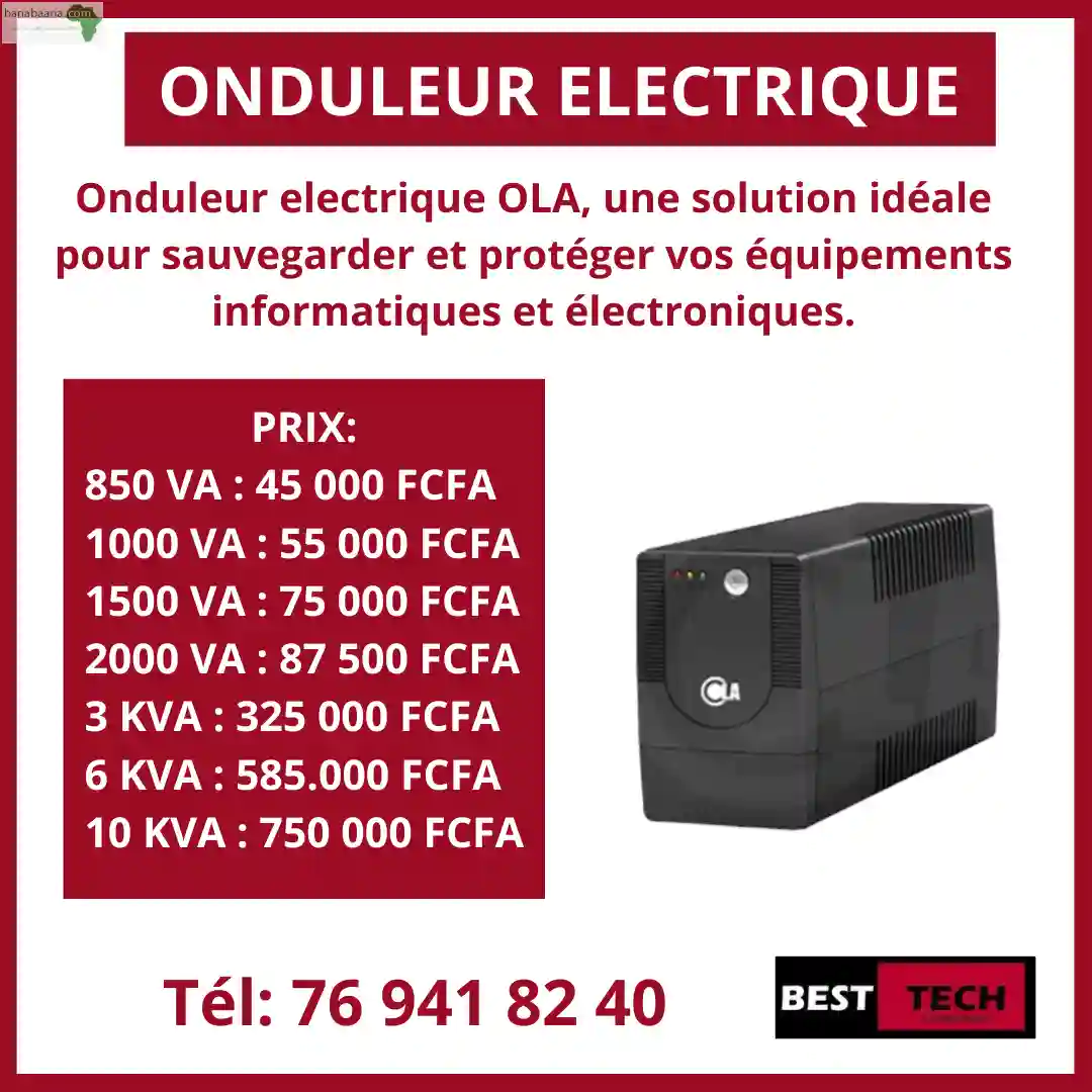 DES Onduleurs Electriques EN Vente AU Senegal - Vue 1