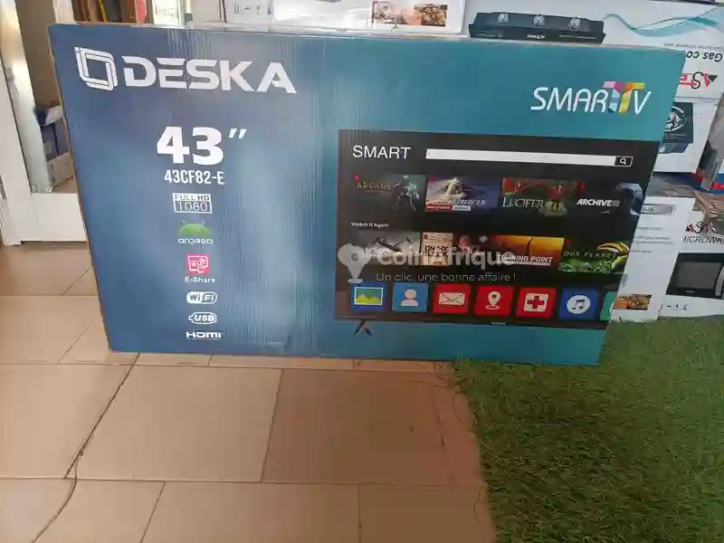 TV Smart Deska 43" Full HD - Vue 1