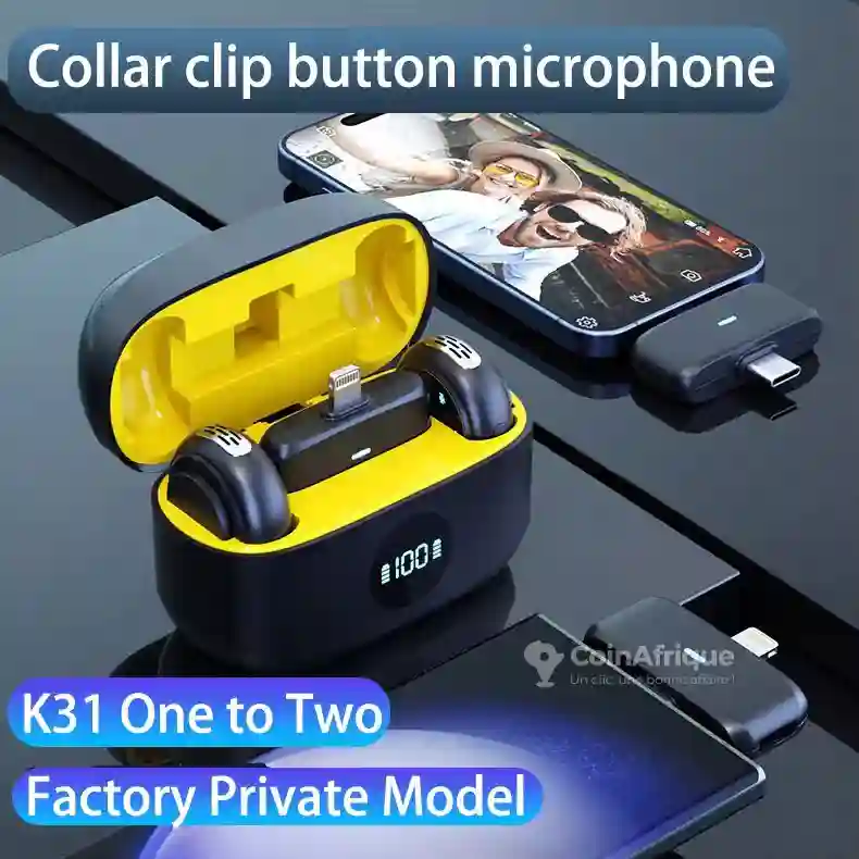 Micro Cravate Type Bouton - Vue 1