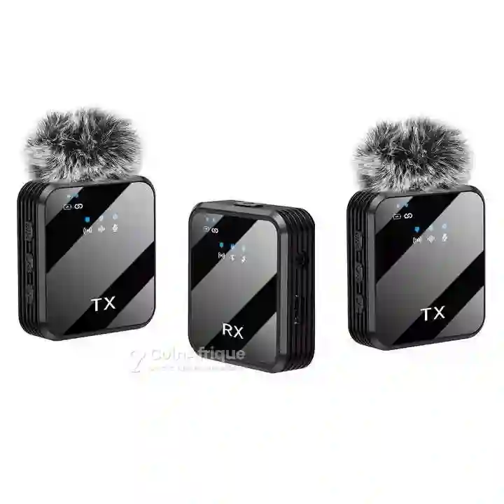 Double Micro Cravate Lavalier