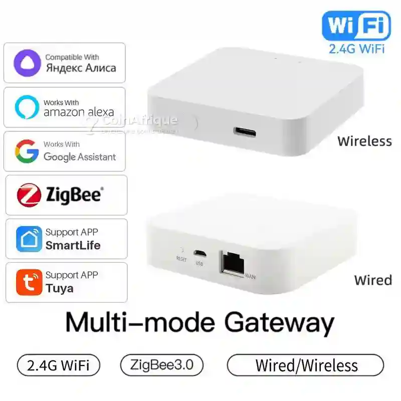 Passerelle Tuya Zigbee Wifi Bluetooth - Domotique Multimode - Vue 5