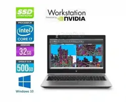 HP Gamer Nvidia- i7- 32go Ram- 500 go Hdd- 15 Pouces