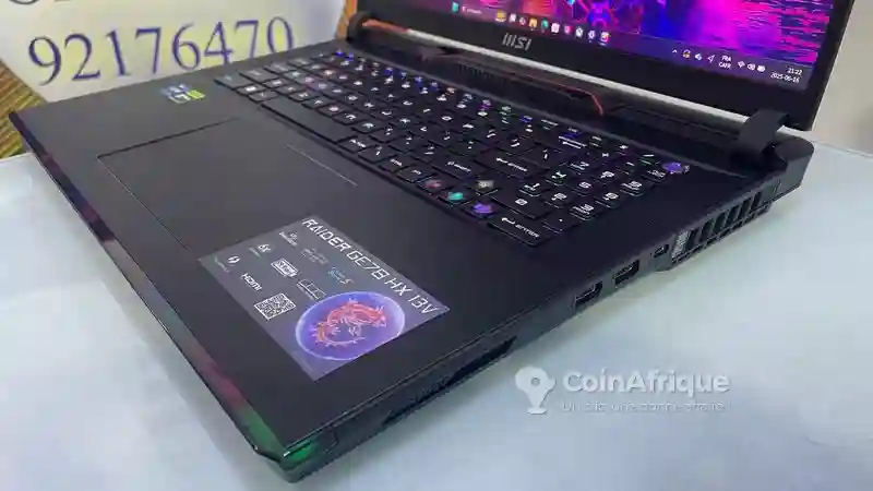 Mega Gamer Msi Raider 17 Pouces Core i7 - Vue 1